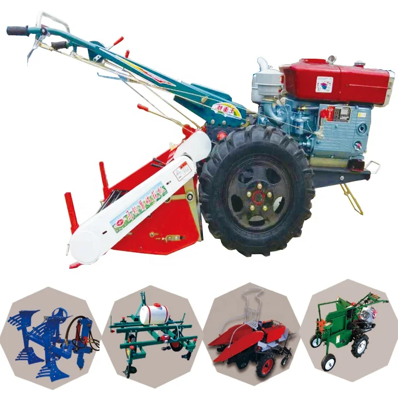 mini hay baler 20hp plough thailand 30hp18hp rake kubota paddy wheel pulley hand electric walk behind 22hp walking wheel tractor