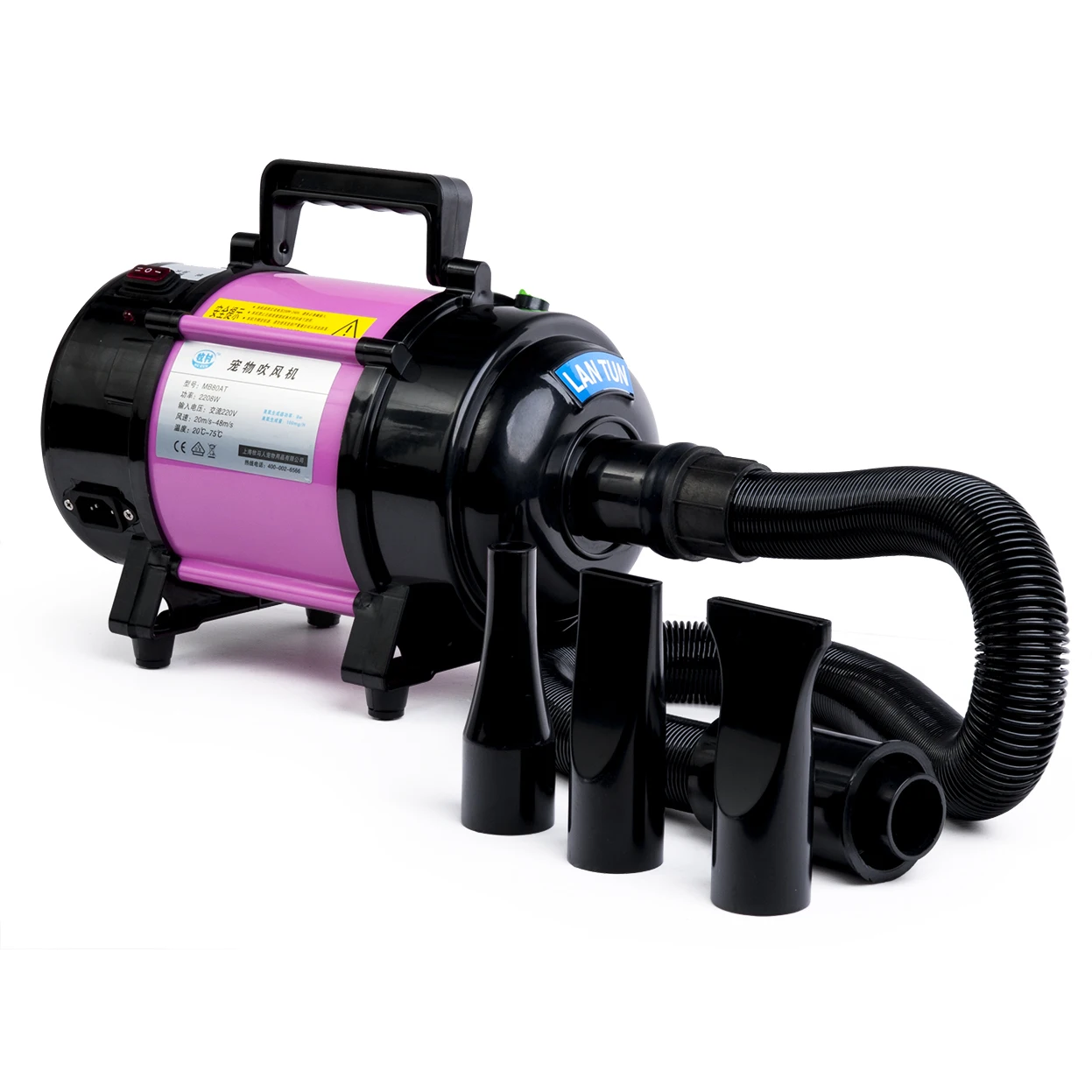 Hot Sale pet grooming dryer Manufacturer China  mute Heating Adjustable Speed LT-1090 Pet Dryer