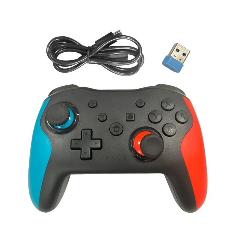 YLW 2.4G Wireless Controller For N- Switch NS Pro PS3 Tesla Double Shock Joystick Gamepad