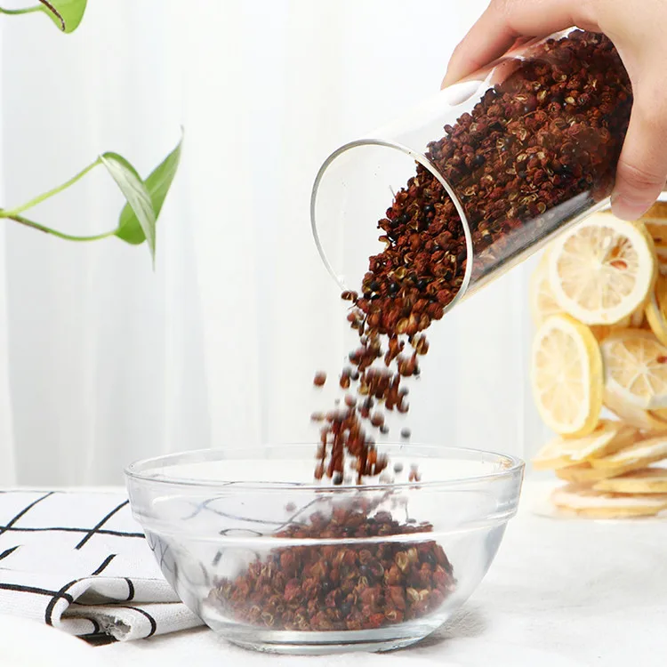 Multilayer food storage jar borosilicate glass canister with bamboo lid for storage