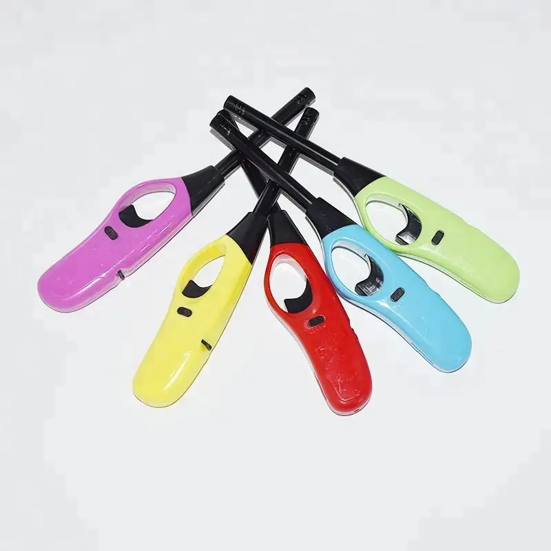 High Quality Custom Logo Safe and Durable Outdoor Home Kitchen BBQ Gas Plastic Lighter