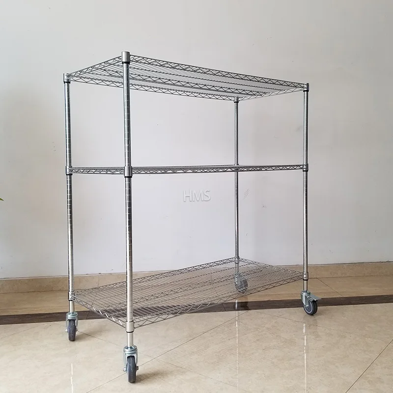 Customized Mesh Rack Stainless Steel Wire Shelving