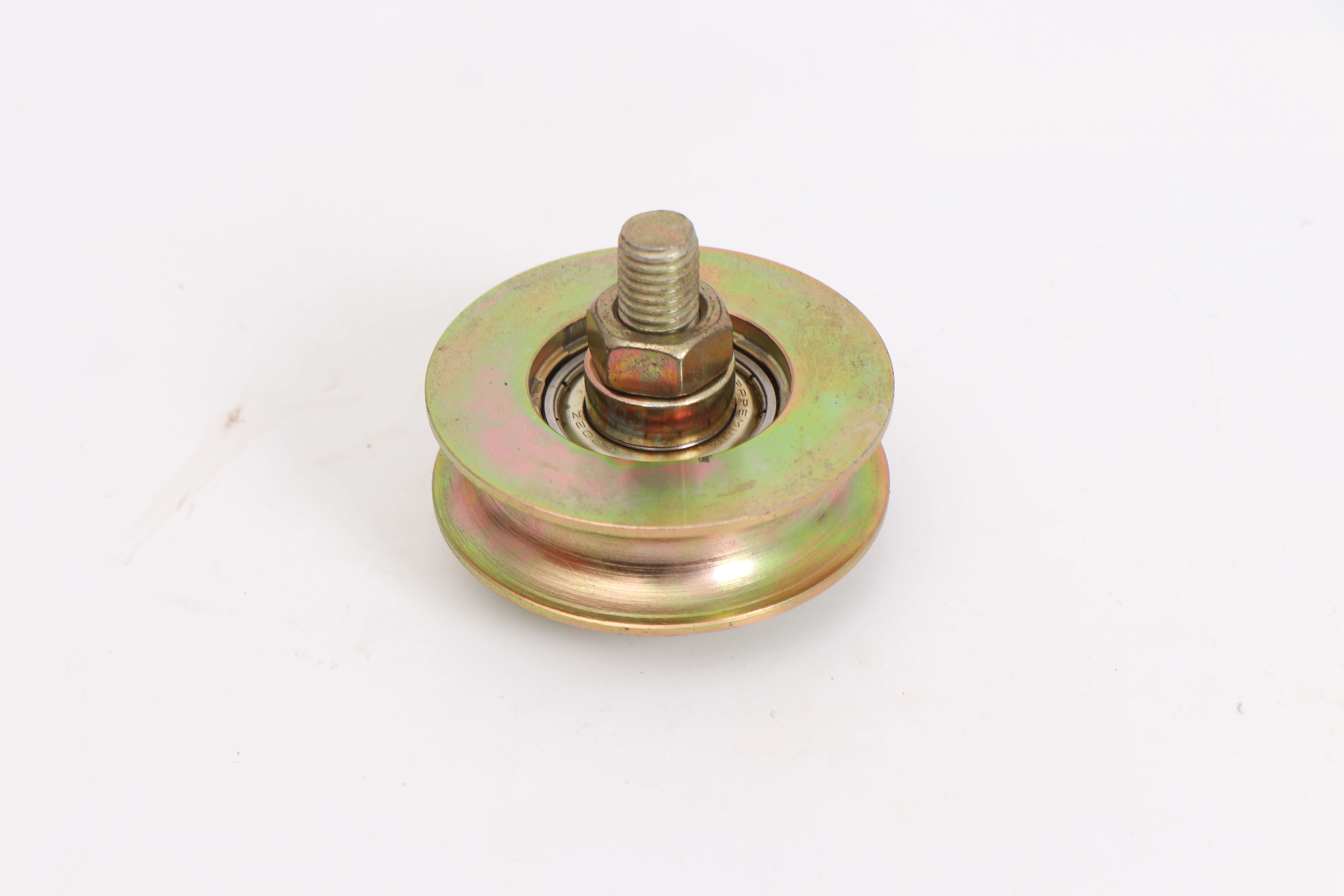 100mm galvanized U groove Sliding Gate Wheel with Internal bracket