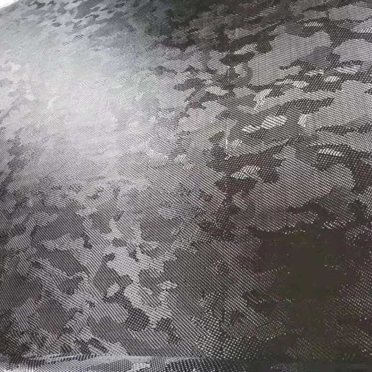 New style complex weave beautiful carbon fiber fabric