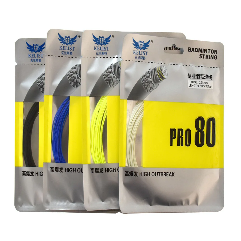 
Japan Material Custom High Outbreak Nylon Badminton String for Badminton Rackets 