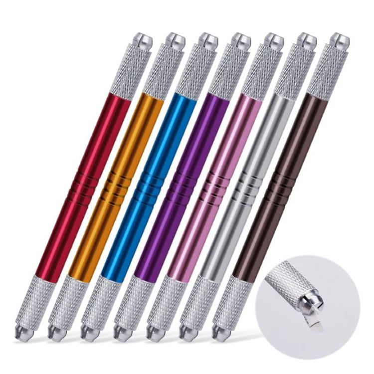 
Waterproof Disposable Eyeliner Natural Holder Colorful Tools Disposal Blade Slant Skinny Tattoo Makeup Eyebrow Microblading Pen 