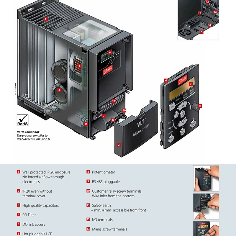 11 KW / 15 HP  FC-051P11KT4E20H3BXCXXXSXXX 132F0058  Brand new original Authentic products Fc302 FC51 FC101 FC102 Series