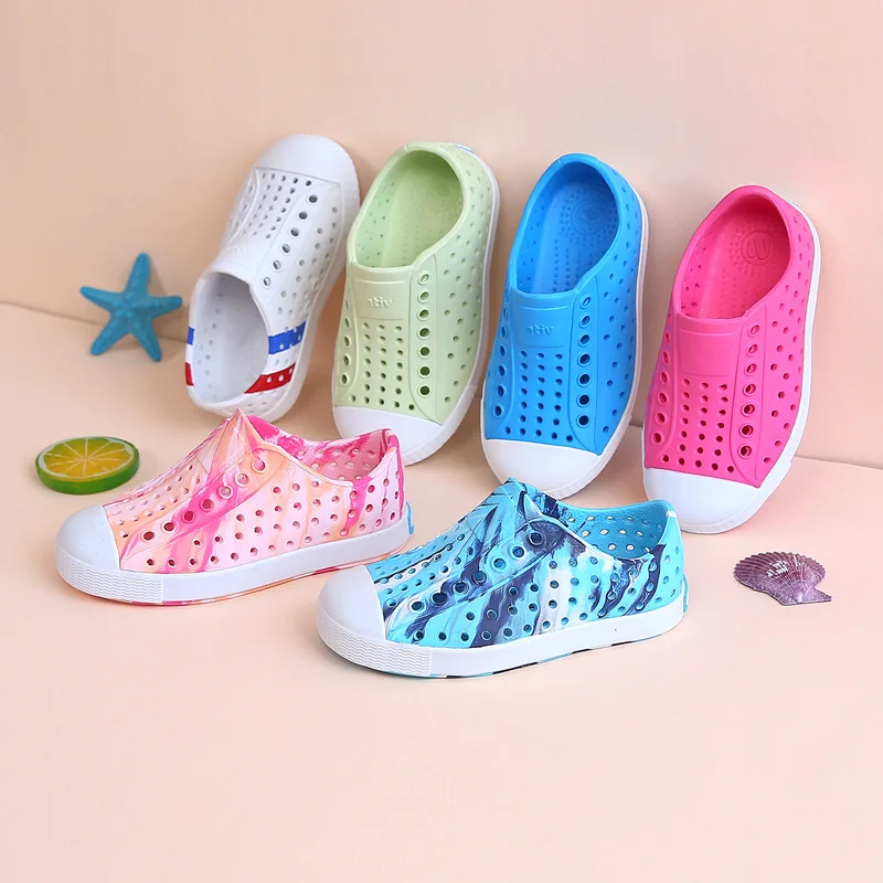 Woman Transparent Plastic Lady China Flat Shoes Jelly Sandal Slip On
