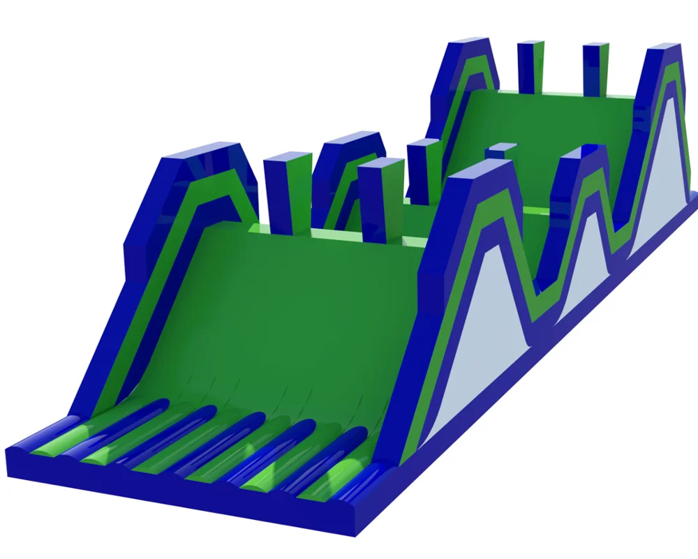 10K Human inflation Obstacle Course  ten units Interactive Inflatable adults sport arena Giant team challenge playground