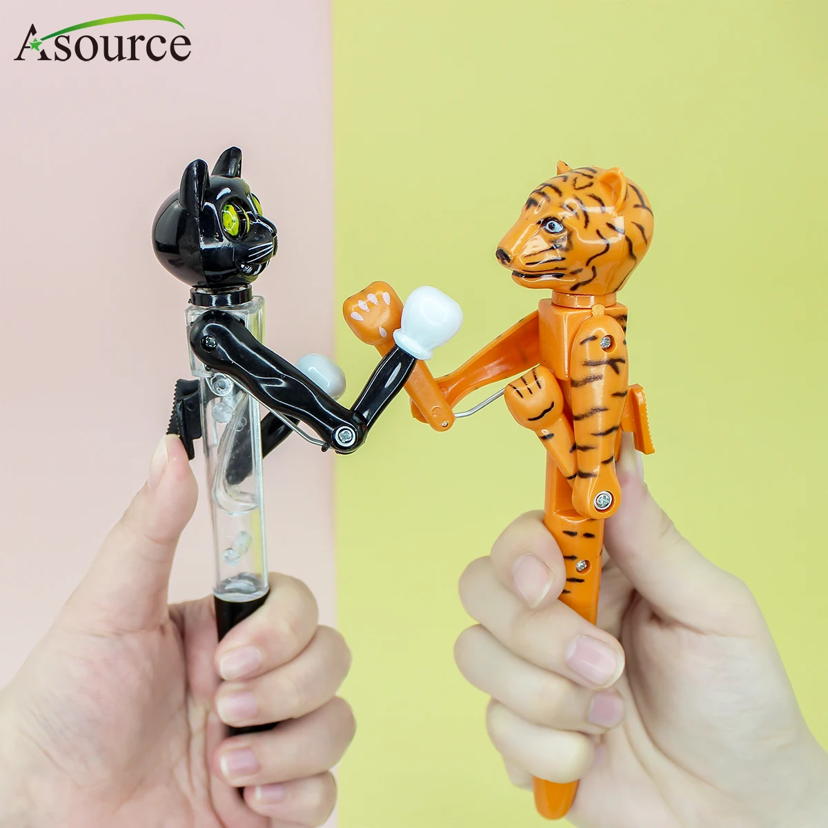 Popular Children Funny Pen Creative Design Plastic Boxing Pen