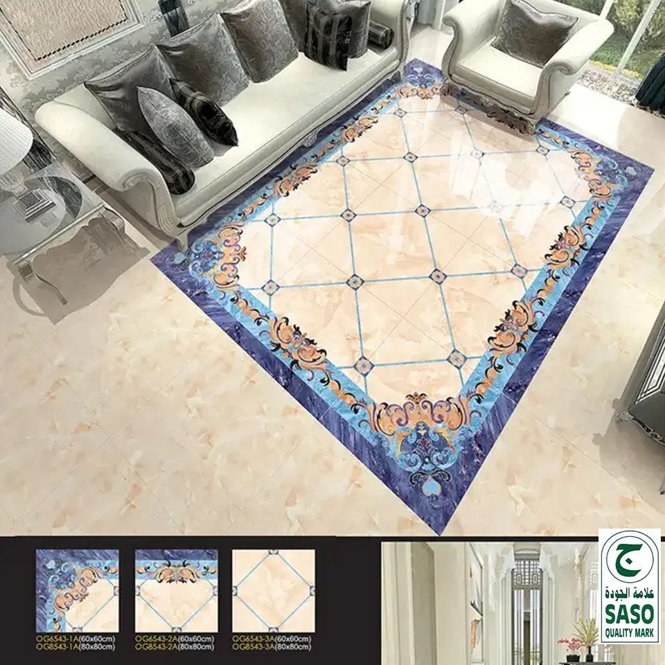 Golden floor carpet tile decorative floor tile 1200X1200MM