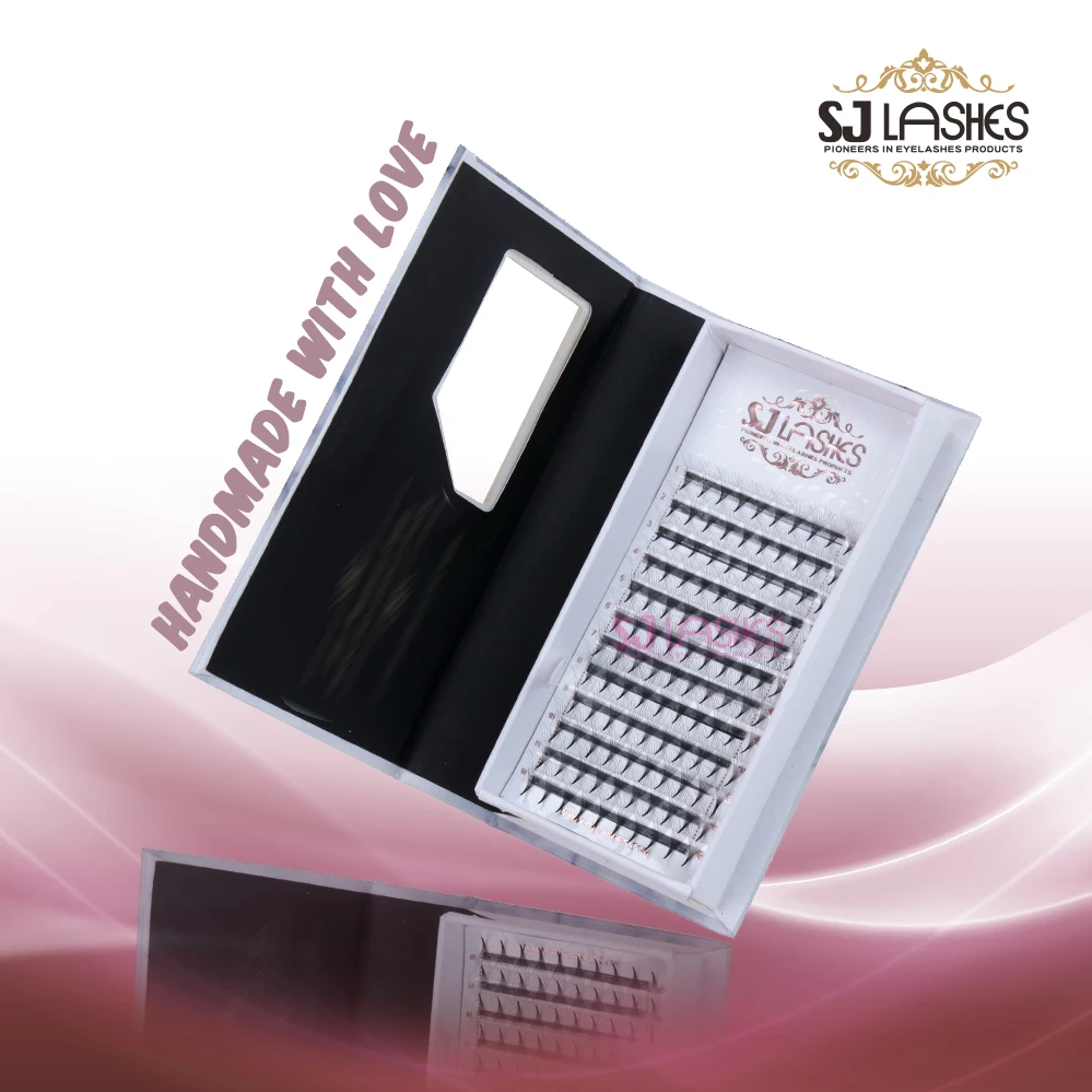 High Quality Korean PBT Fiber Mega Volume Lashes Individual Eyelash Extensions C D Curl Thickness 0.03 0.05mm1