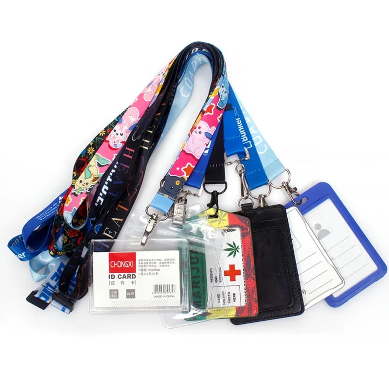 Custom Logo PVC Events Expos Conferences ID Cards and Neck Lanyard, ID Badge holders, VIP Early Access Cards