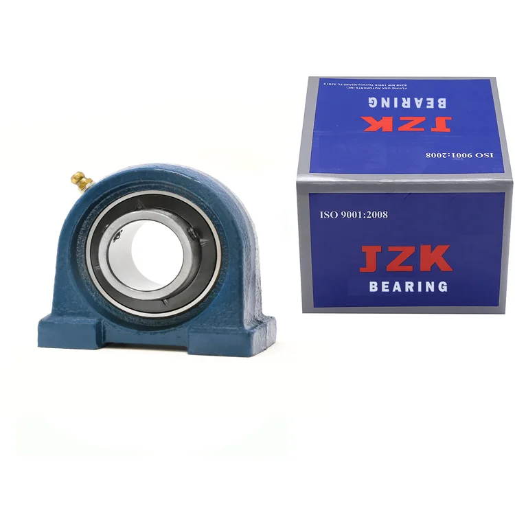 JZK High quality UCPA206 Spherical Bearings Low Friction Steel Cage insert bearings