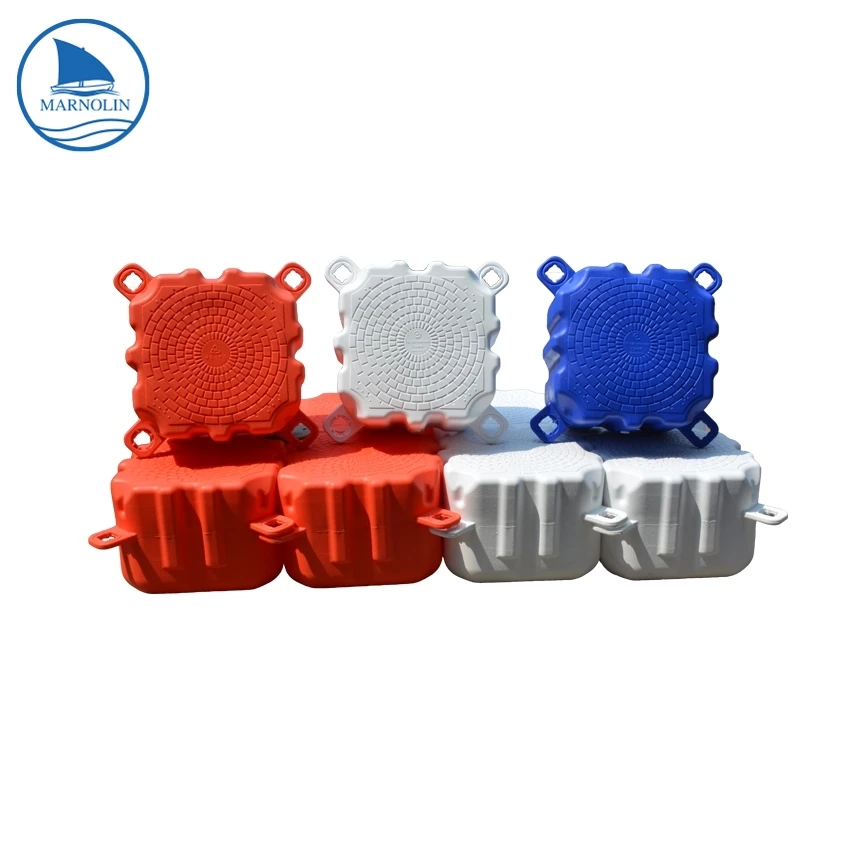 Красочный куб пластиковый плавающий док используется Понтонный док