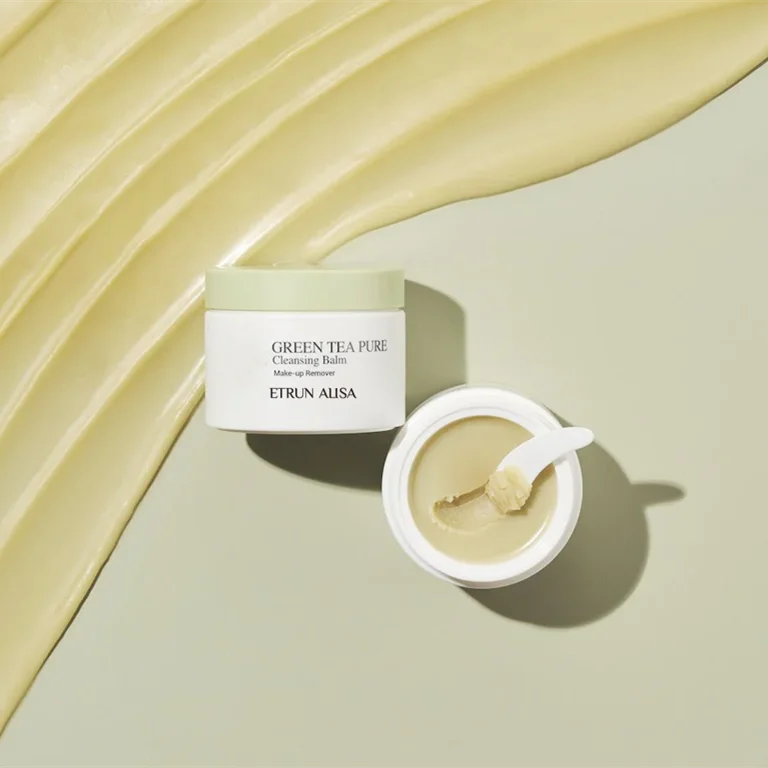 ETRUN ALISA Private Label Natural Green Tea Cleansing Balm Soothing Gentle Makeup Remover Fight Acne Deep Cleansing