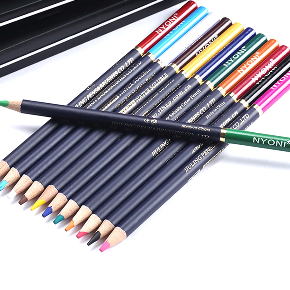 
NYONI water color brush pencil pencils 12 24 36 48 72 100 