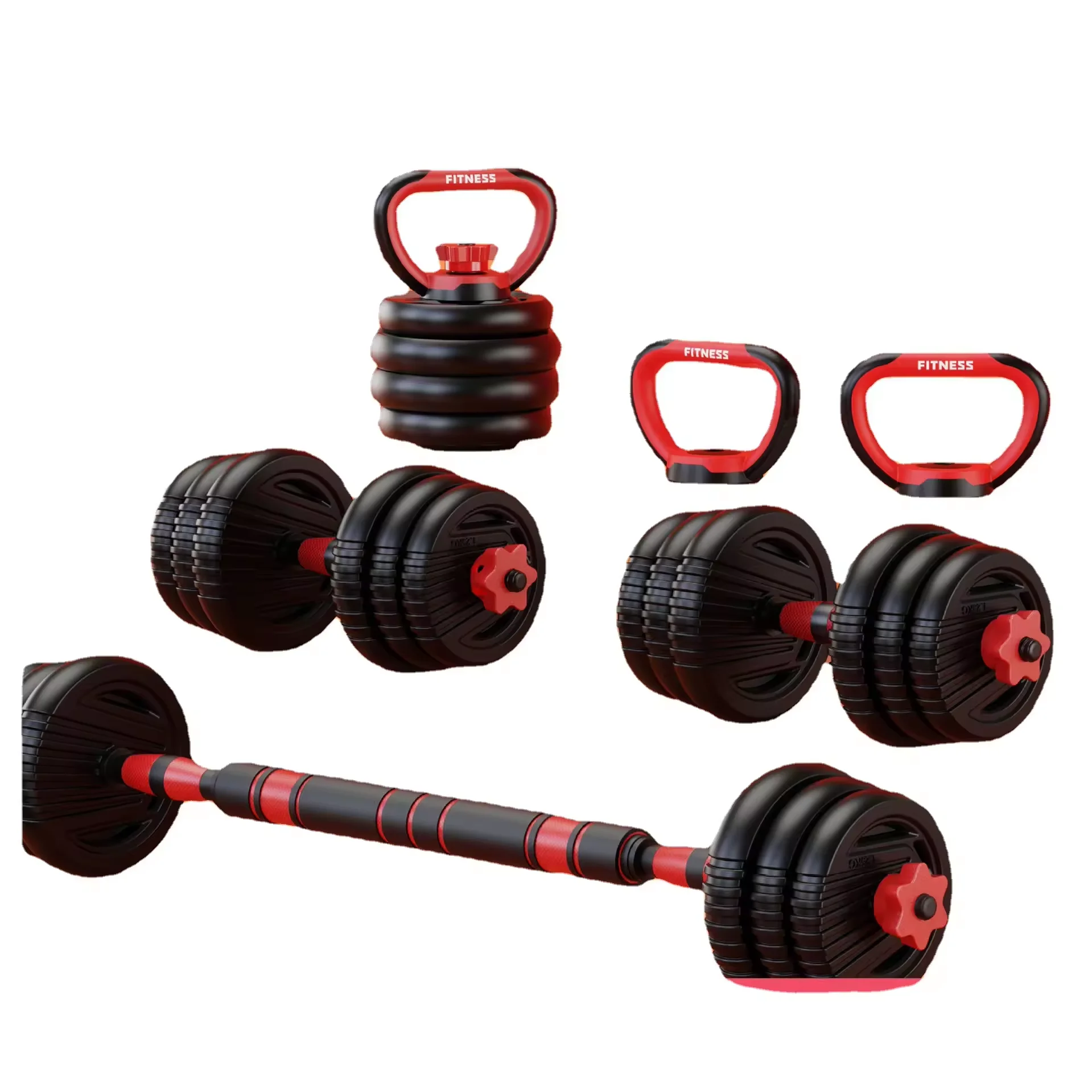 SP Hot sale Adjustable Dumbbell Set with Connector Plastic Cement Indoor Fitness Weight Lifting Adjustable Dumbbell