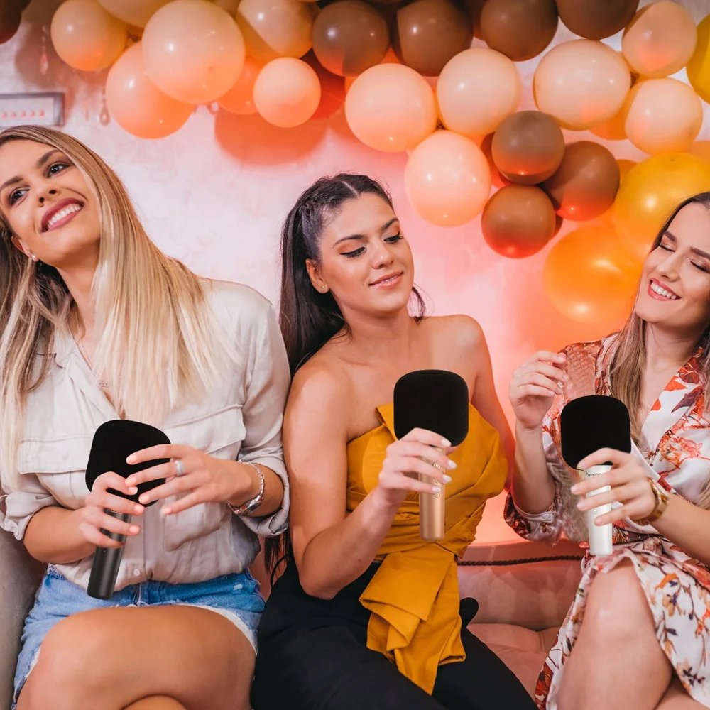 MAONO Portable Handheld Wireless Karaoke Microphones with Speaker for Singing Home KTV Party Amazing Christmas Gift Karaoke Mic