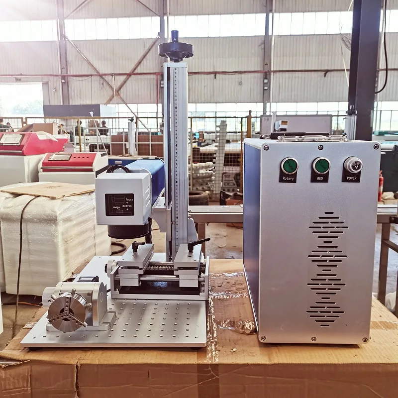 Big Scale Work Size 20W 30W 50W 100W Metal Marking Mate Software Fiber Laser Marking Machine for Steel Aluminum Copper