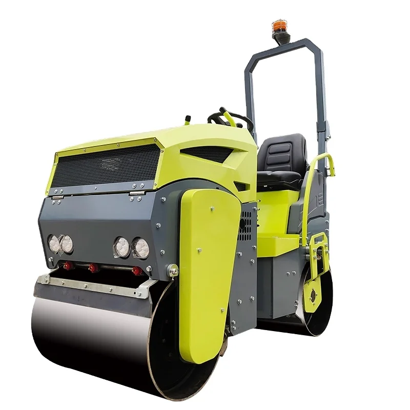 Новый мини 1 тонный дорожный каток двойной рулон на дорожном катке заводская цена