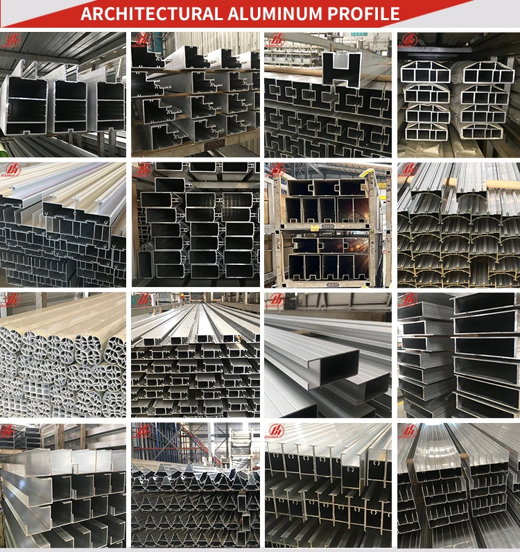 JIA HUA Extrusion Modern Aluminum Window Frame Profile