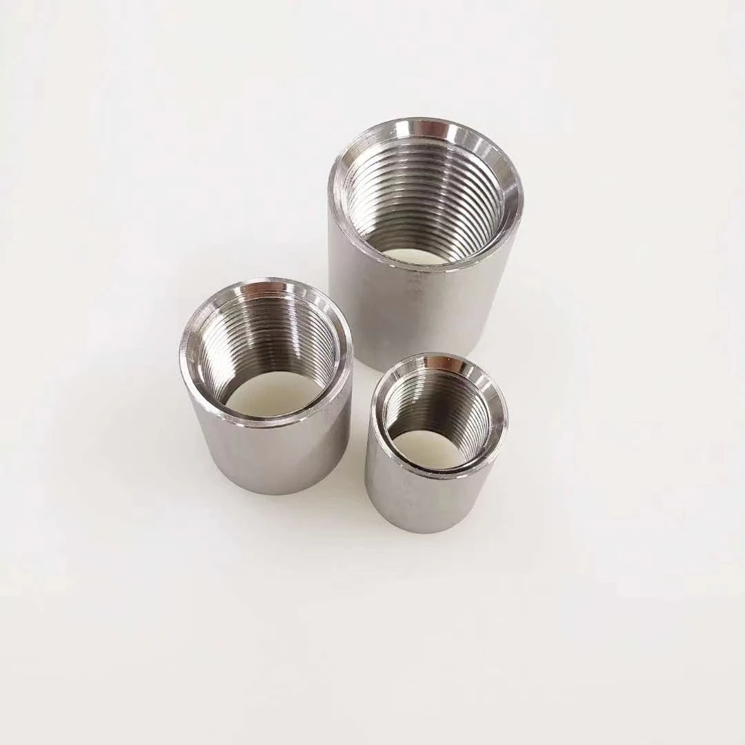 High Quality 1/8 1/4 3/8 1/2 Stainless Steel SS304 316 Socket garden Water Tube Pipe Fittings female NPT Thread coupling