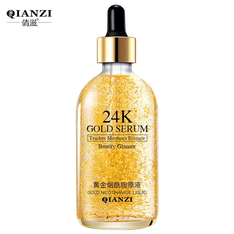 Wholesale Korean Cosmetics Private Label OEM 24k Gold Nicotinamide Essential Toner Face Serum