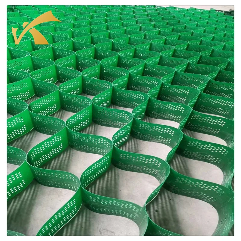 China made factory price height 150mm height hdpe geocells road grid gravel honeycomb