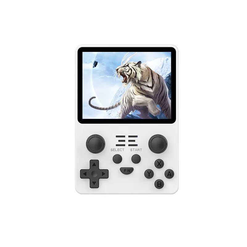 POWKIDDY Новый мини-Консоль RGB20S подарок портативная игровая консоль 3 вида цветов RK3326 5 дюймов 4:3 IPS экран детские