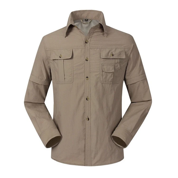 Outdoor Quick Drying Suit Men Breathable Shirts Summer Fishing Trekking Pants