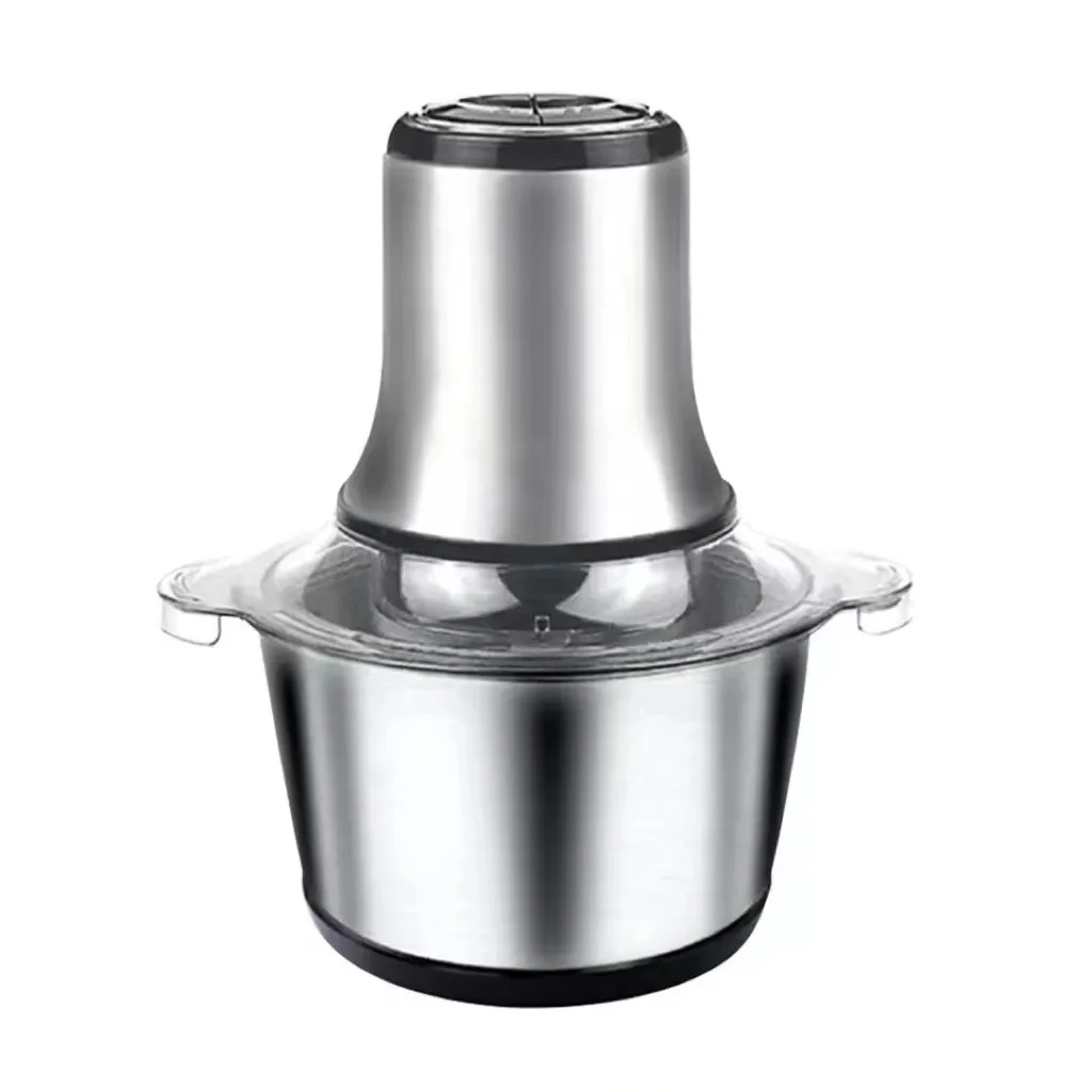 Electric Meat Grinder 3 Speeds Stainless Steel Electric Chopper Automatic Mincing Machine Quiet Food Processor