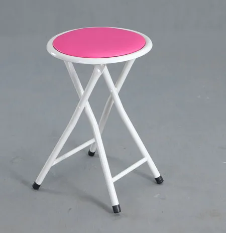 Cafe Frame Bistro Plastic Bar Stools Pink Wholesale Folding Step Industrial Kitchen Chair Rolling Small Stool