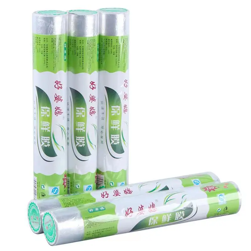 Disposable vegetable and fruit food plastic wrap, body shaping film, kitchen microwave refrigerator plastic wrap