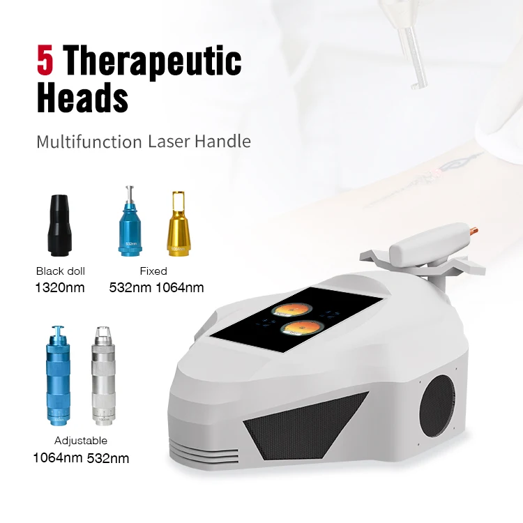High quality fast delivery ND YAG Laser black doll machine carbon laser facial machine tattoo remover machine