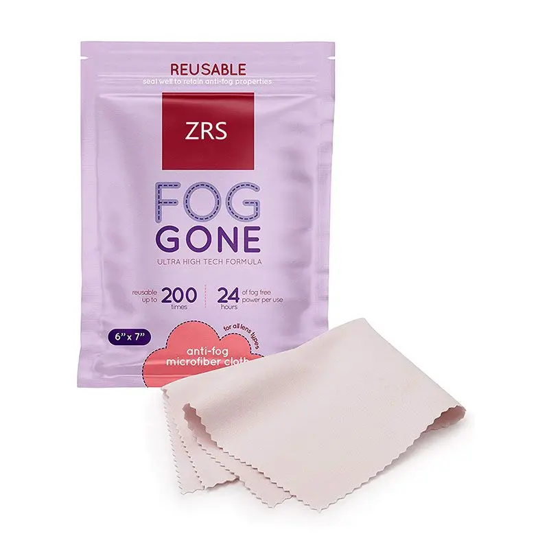 Factory Portable  Eye Glass Anti Fog Cleaning Dry Cloth Plastic Glasses Spectacle Lens Cleaner