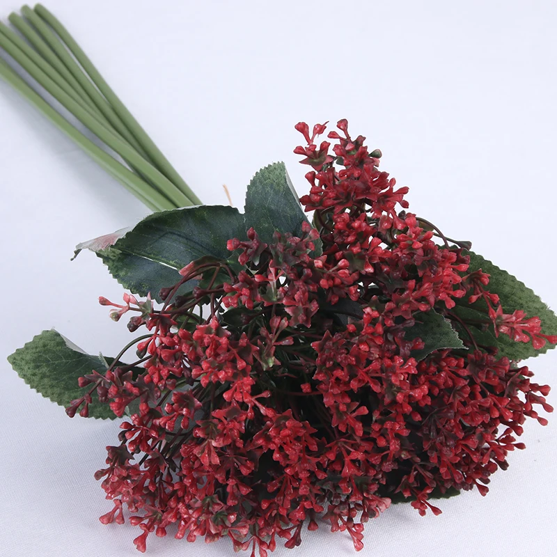 Искусственные шелковые цветы букеты свадебные букет для свадьбы украшение дома искусственные