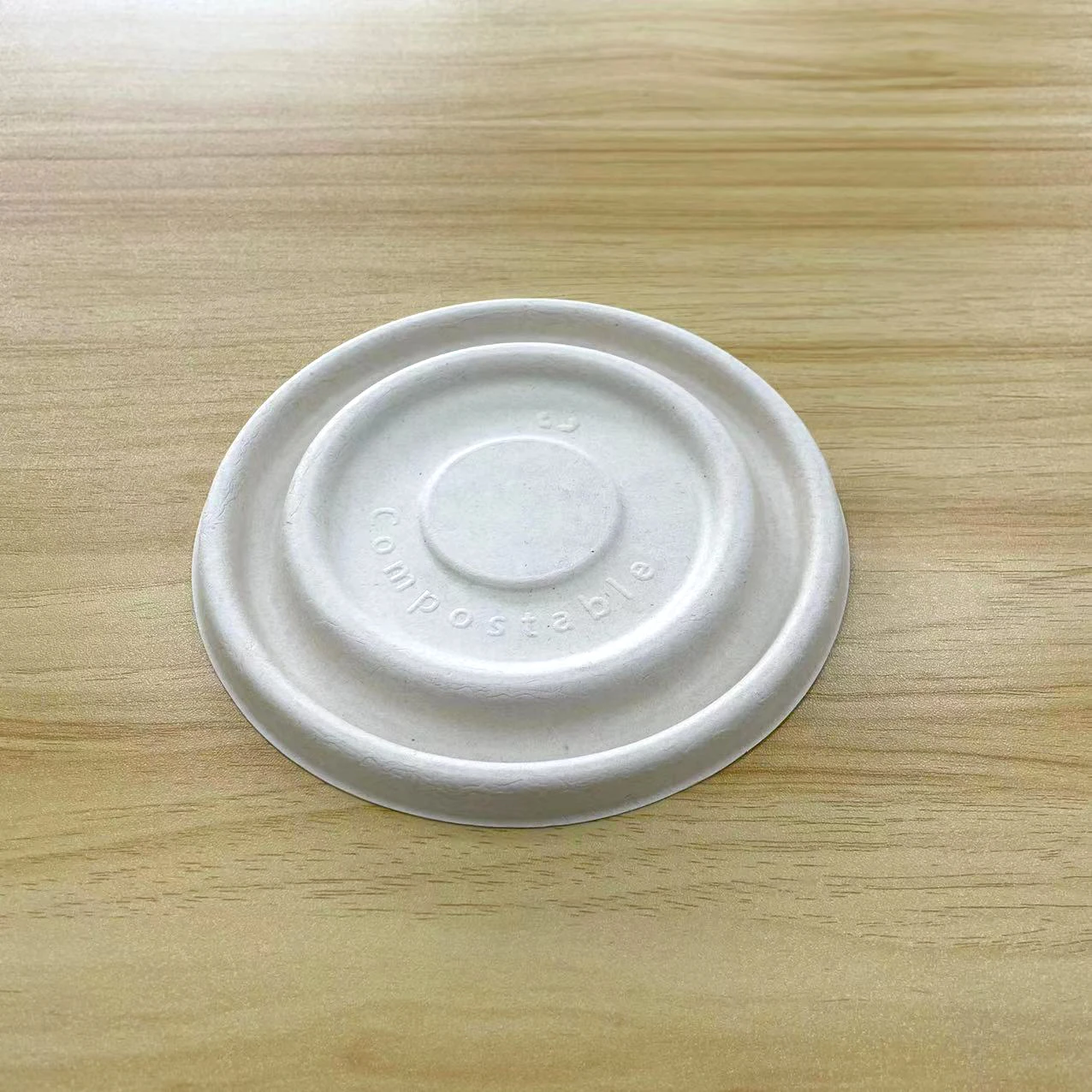 Biodegradable Takeaway Round Pulp Bagasse Pla Oval Paper Hot Soup Salad Mache Bowls Disposable Lids