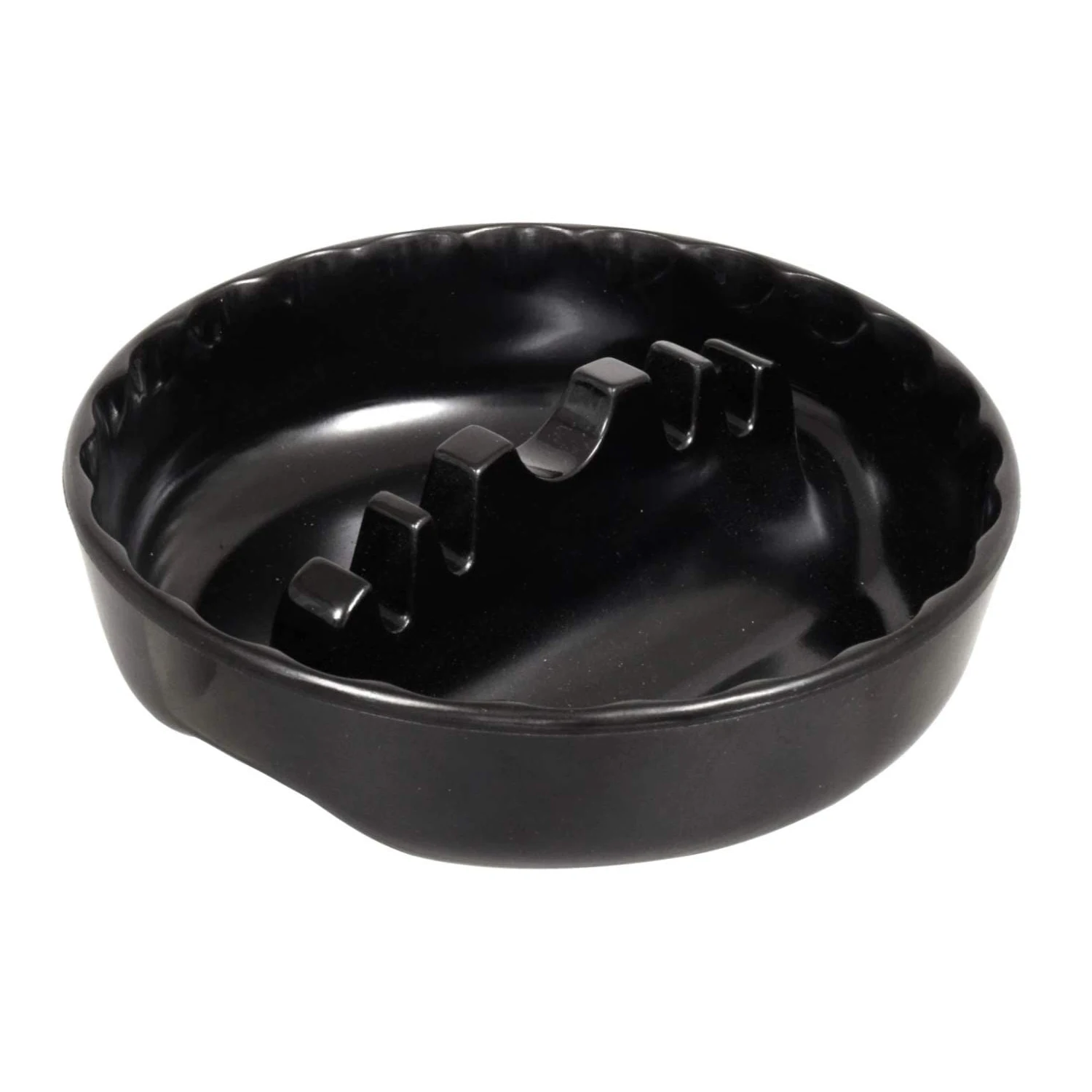 Roxyrolla Wholesale Custom LOGO Melamine Ashtray Black Custom Cigar Ashtray Mold For Resin Plastic Ashtray