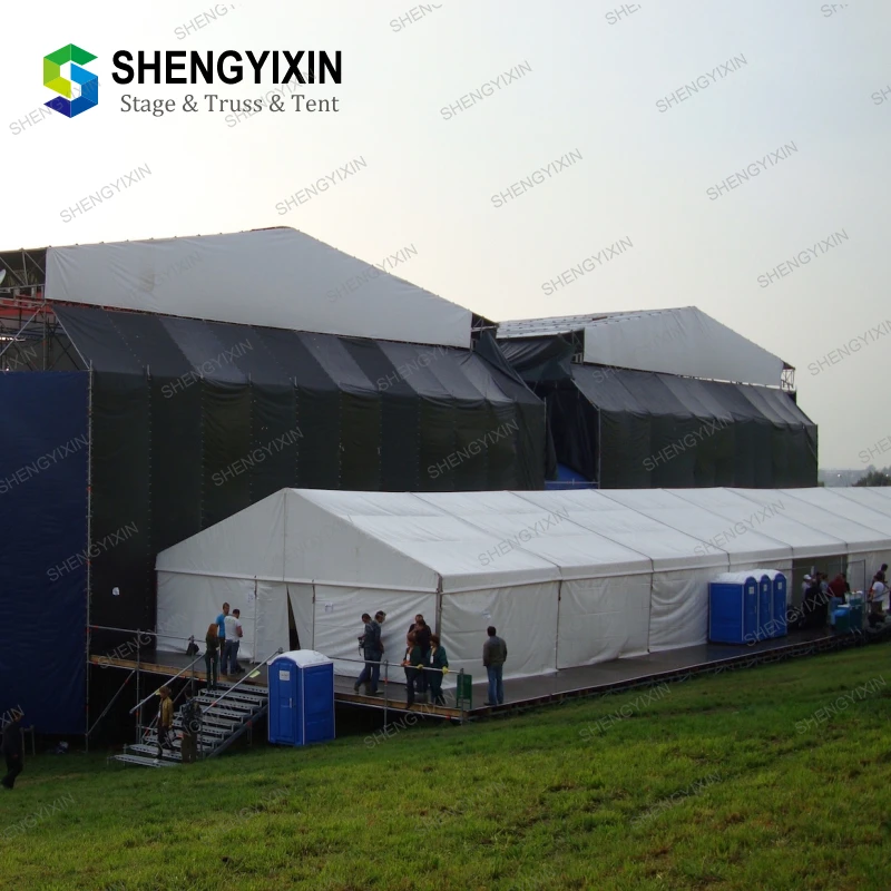 Hot Sale Outdoor Canvas Wedding Large Exhibition Tent for Rear Courtyards Storage Industrial Warehouse Tents