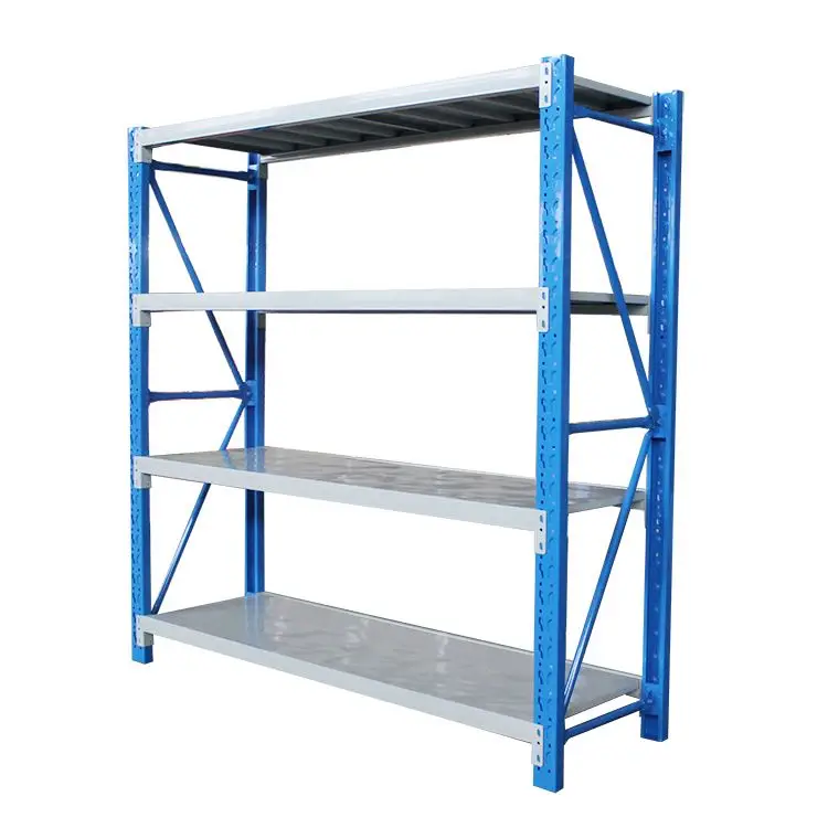 workshop garage medium duty pallet racking mezzanine Metal iron molding rack goods shelf