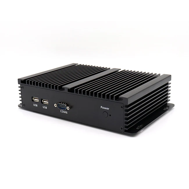 Безвентиляторный multi com с двумя LAN мини-ПК linux компьютер настольный i5 5200U промышленный