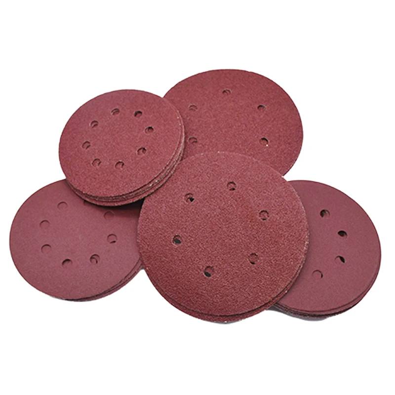 8 Holes 150mm Hook Loop Sanding Disc 6 inch Disco de lijado 40-2000 Grit