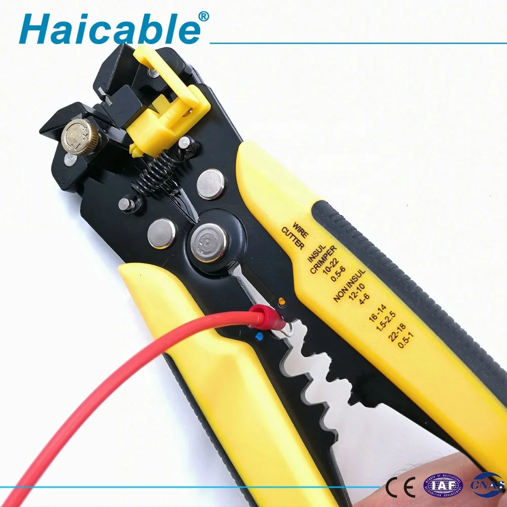 Haicable HS-056 саморегулирующийся кабель Резак щипцы для зачистки проводов 3 в 1 многофункциональные плоскогубцы