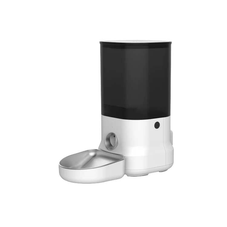 Индивидуальные микрофон интерактивный 6L большой емкости Полноавтоматическая Pet чаша двойная мощность автоматический корм для животных Кормушка для нескольких домашних животных