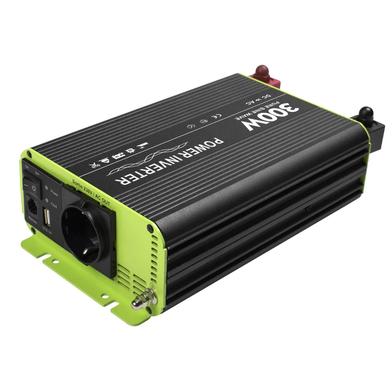 300W 12v 24v 48v DC To AC 110v 220v 230V pure sine wave power inverter OEM ODM optional function