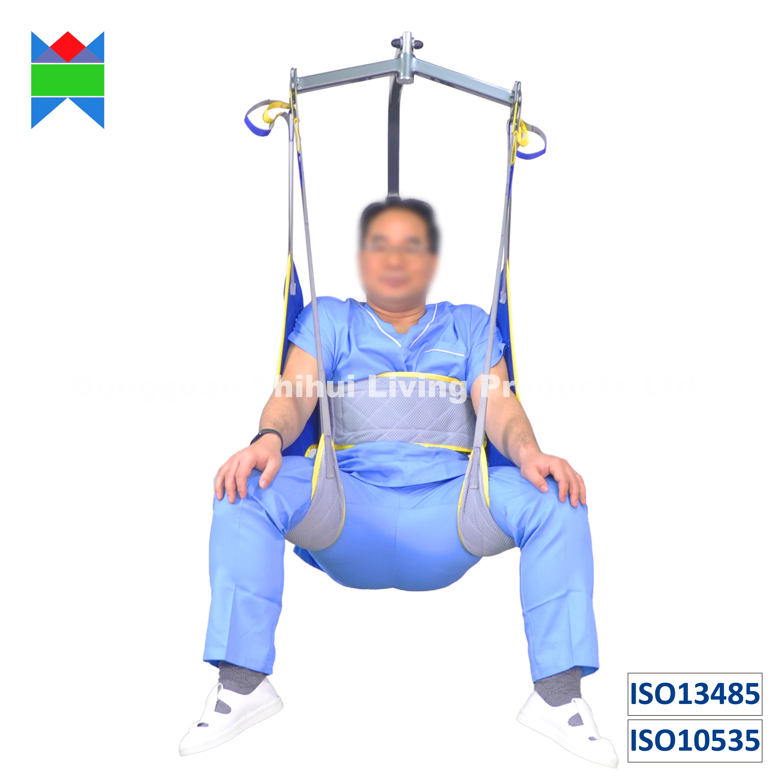 ISO13485 manufacture Patient Hygiene Sling For Aged and Disability lifting or transfer to toilet used with hoist