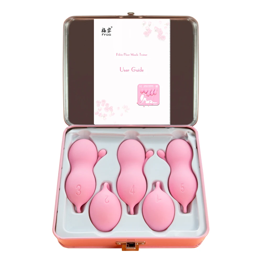 CE/ISO approved pelvic floor fox cherry exerciser women vagina vibrating tightness training  Kegel ball