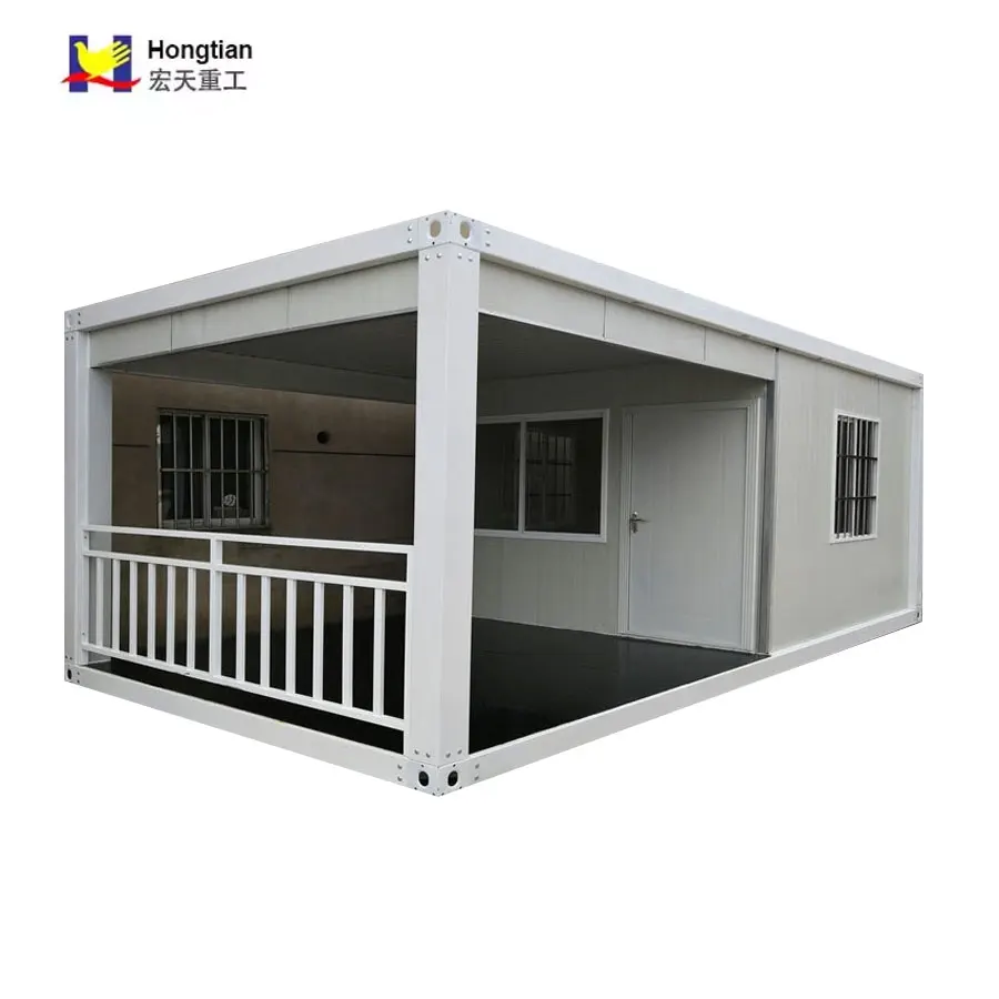 Easy assemble detachable container house with 2 bedroom and bathroom