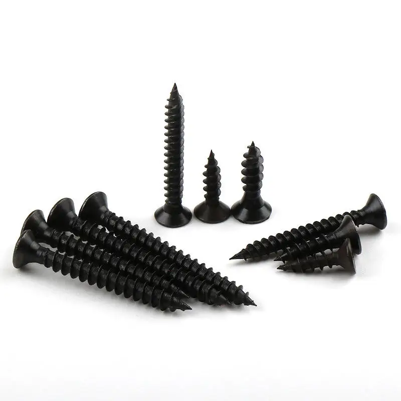 Black Phosphated Collated Stainless Steel Ss Gypsum Board Bugle Fine Coarse Thread Self Tapping Wood Drywall Screws Manufacturer